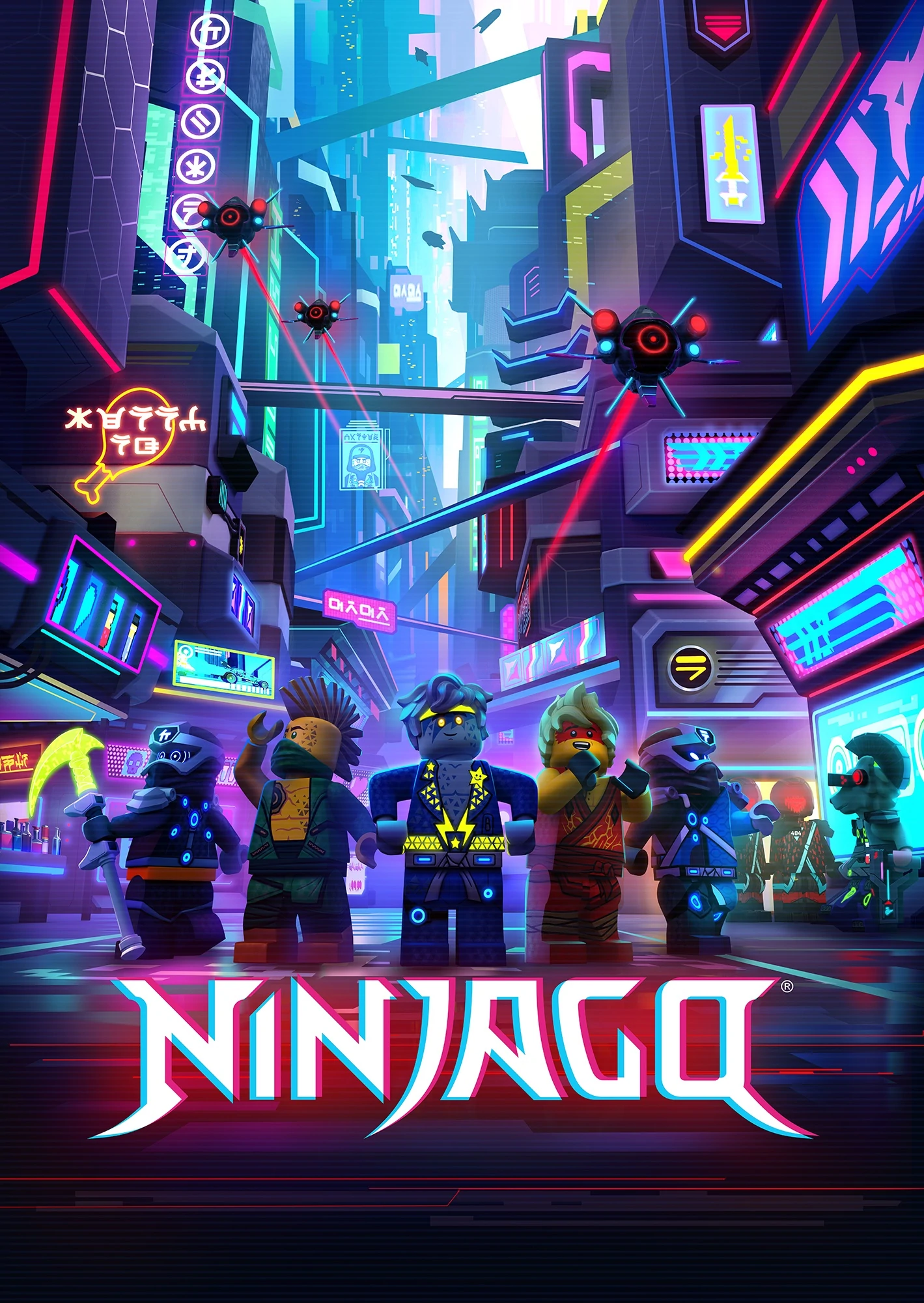 Affiche de la série 'Ninjago'