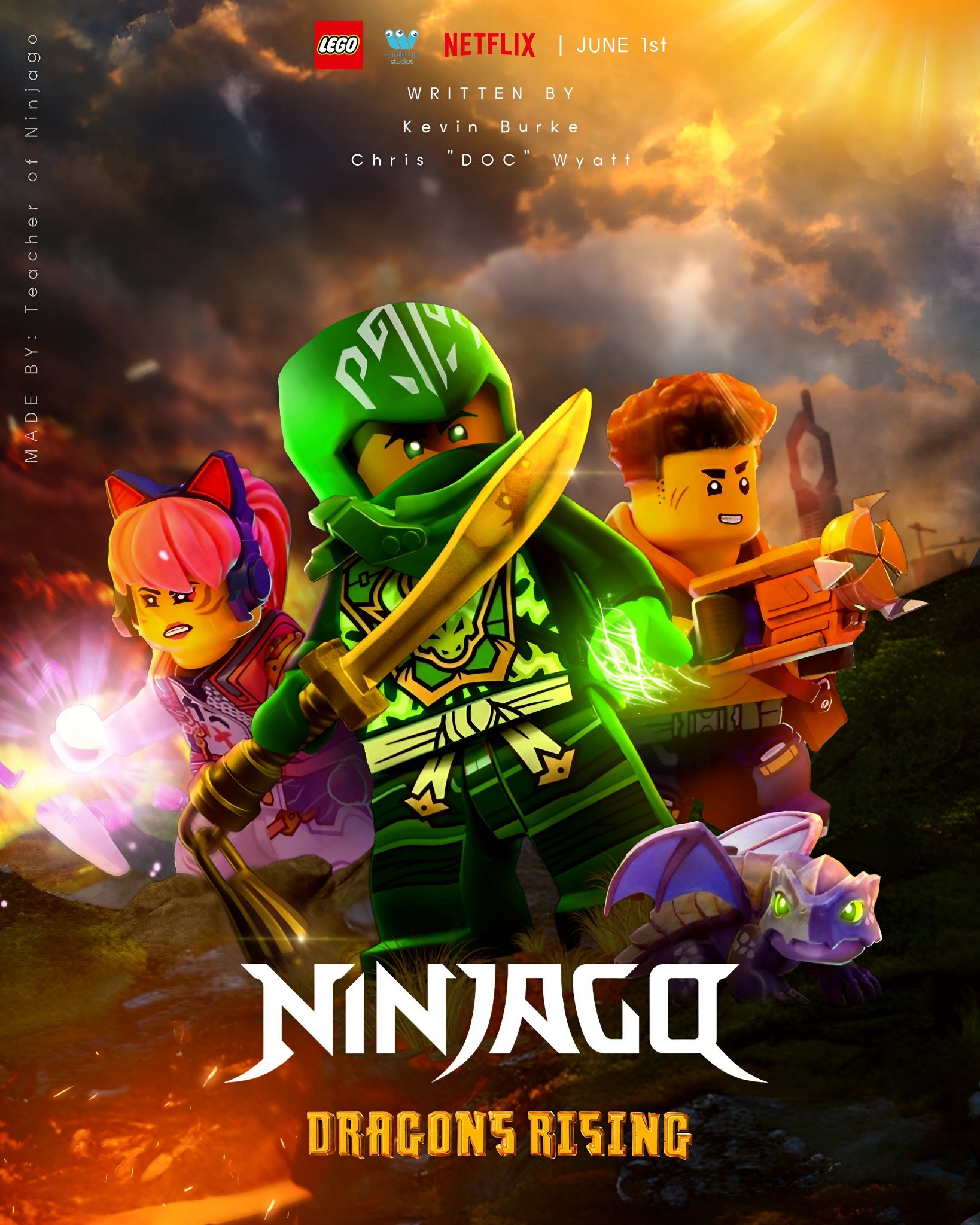 Affiche de la série Lego Dragons Rising